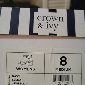 Crown & Ivy sandals